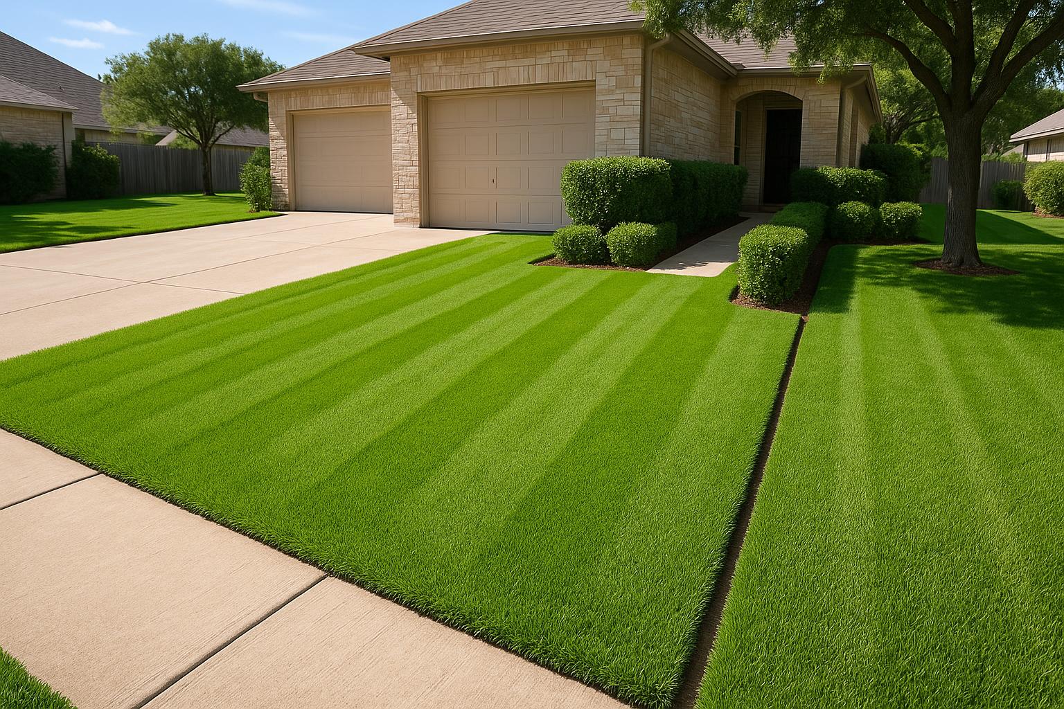 Professional lawn maintenance service in Austin, TX